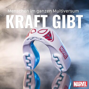 Захист для зубів Marvel Sport Spider-Gwen для дорослих та дітей, для контактних видів спорту (ругбі, ММА, бокс, джудо, хокей)