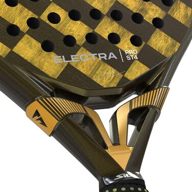 Siux Electra Stupa Pro St4 - чорний ракетковий вид спорту для падел-тенісу, 365г