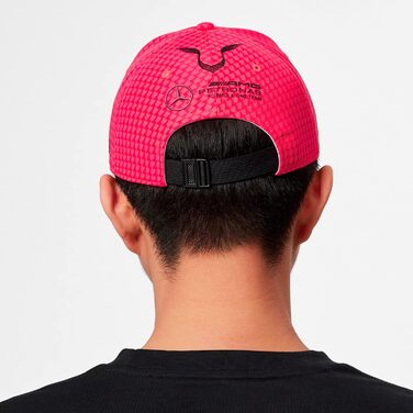 Кепка Mercedes AMG Petronas Formula One Team 2023 Lewis Hamilton Collection, неоново-рожева, універсальний розмір