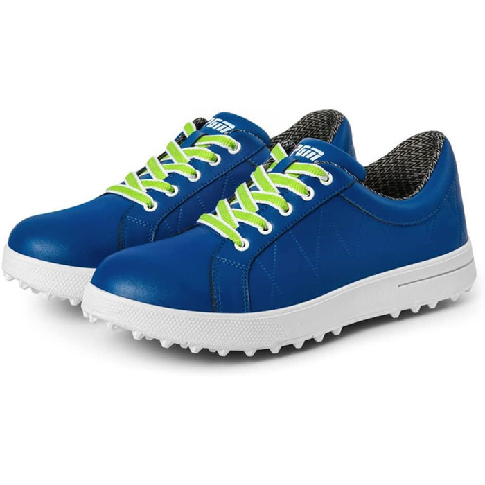 Жіночі гольф-туфлі PGM, Легкі водонепроникні гольф-туфлі без шипів для жінок, розмір 39 EU, блакитні