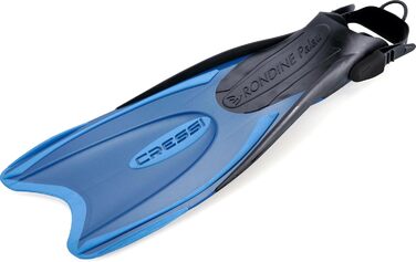 Cressi Palau – унісекс ласти для снорклінгу та дайвінгу, 41/44, блакитний/азурний, довгі