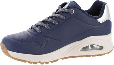 Кросівки жіночі Skechers UNO Shimmer Away Navy/Rosegold (42 EU) з Durabuck, Duraleather та сітки