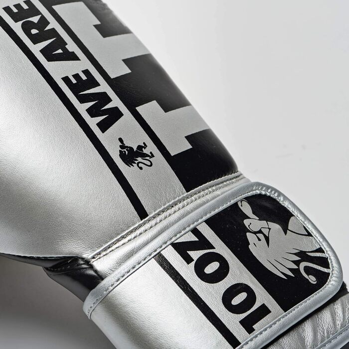 Боксерські рукавички LEONE 1947 Nexplosion, сріблясті, 10 oz, для дорослих