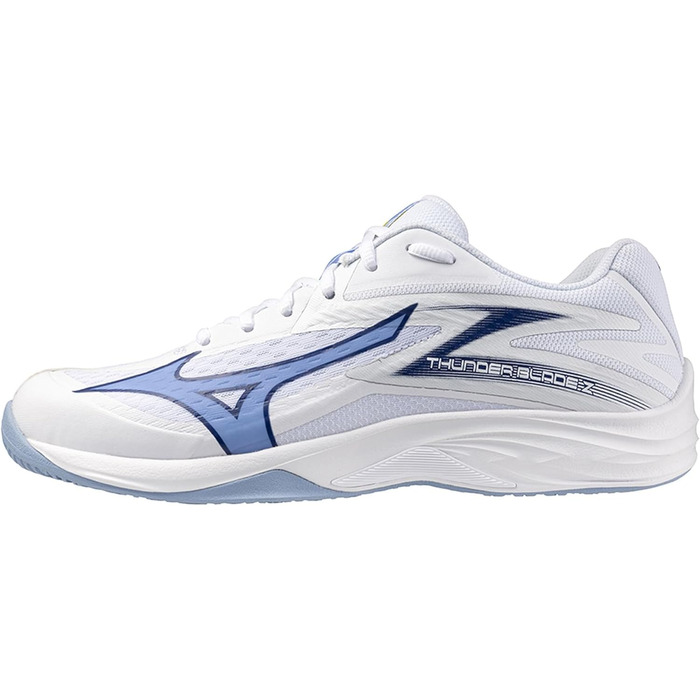 Волейбольне взуття Mizuno Thunder Blade Z для жінок, білий/блакитний, 42 EU