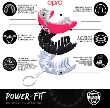 Захисна капа OPRO Power Fit для регбі, хокею, ММА, боксу, баскетболу, доросла, темно-синя