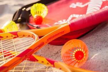 Набір Speedminton S65 для кросмінтону: ракетки, 3 волани Speeder, ліхтарики, сумка, стартовий комплект
