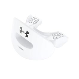 Маска захисна Under Armour Air Mundschutz біла зі знімним ремінцем