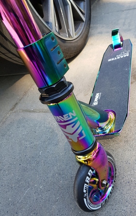 Трюковий самокат Raven Evolution Master Neo Chrome 110 мм