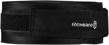 Пояс для важкої атлетики Rehband чорний, унісекс, для пауерліфтингу, бодібілдингу та тренувань, розмір M, міцний тренувальний ремінь