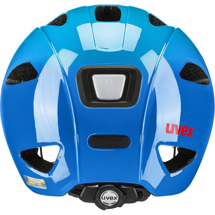Дитячий велосипедний шолом uvex oyo, легкий, регулювання розміру, ocean blue, 45-50 см, можливість встановлення LED-світла