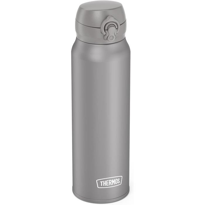 Термос-бутилка Thermos Ultralight 0,5 л, матовий місячний камінь, синя, нержавіюча сталь, ізольована, Safe Flow кришка, 10 годин гаряче / 20 годин холодне, можна мити в посудомийній машині, BPA-free