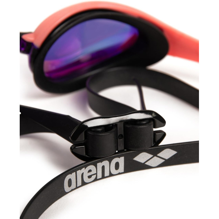Окуляри для плавання ARENA Cobra Ultra Swipe, дзеркальні, антивідблискові, унісекс, полікарбонат, фіолетово-коралові