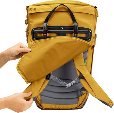 Рюкзак міський велосипедний VAUDE CityGo 23 II унісекс, жовтий, 23 л