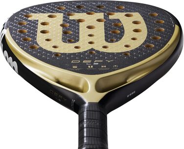 Ракетка для падел-тенісу Wilson Defy LS V1, чорний/золотий