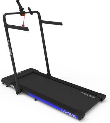 Bodytone Klappване бігове полотно з Bluetooth, сумісне з FitShow та Zwift, швидкість до 10 км/год, динамік, модель FIT10 Inxide