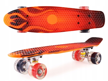 Скейтборд Aurora FB graffiti, 56x14,5 см, колеса 60 мм 82A, підшипники ABEC-7, до 100 кг