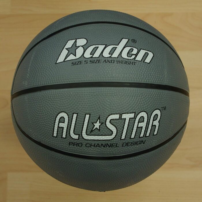 Баскетбольне взуття Baden All Star Unisex чорний / білий (5, срібло / білий)