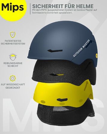 Шолом для гірських лиж та сноуборду Outdooraster ELK IPS універсальний (чоловічий, жіночий, підлітковий)