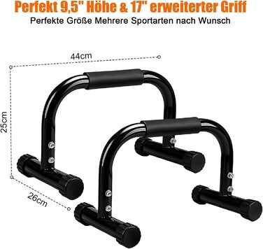 Паралелетки для віджимань та випробувань на силу - Паралелетки для калістеніки, статики та силових тренувань. Ідеально для дому, вулиці та спортзалу
