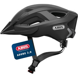 Велосипедний шолом ABUS Aduro 2.0 з підсвіткою для міста, у спортивному дизайні, для чоловіків і жінок