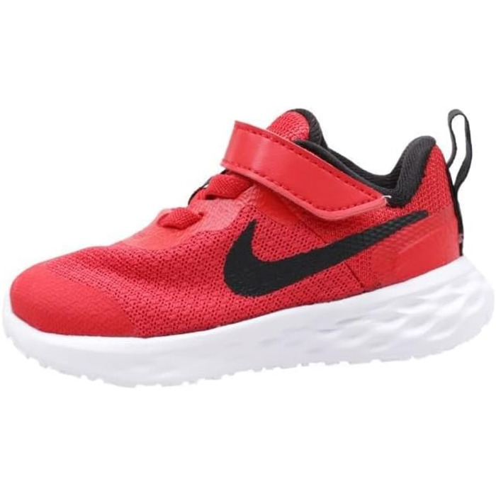 Дитяче спортивне взуття Nike Revolution 6 NN (TDV) для гімнастики, 21 EU, червоно-чорний
