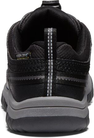 KEEN Targhee Low - водонепроникні трекінгові черевики для дітей (32/33 EU, Black Steel Grey)