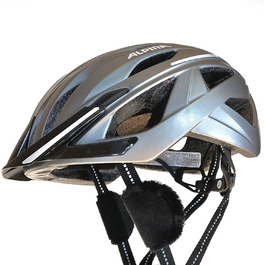 Вітрозахист для велошолома earSHIELD Pro Mini, зменшує шум вітру у вухах, універсальний, чорний, 4,9×6,5 см