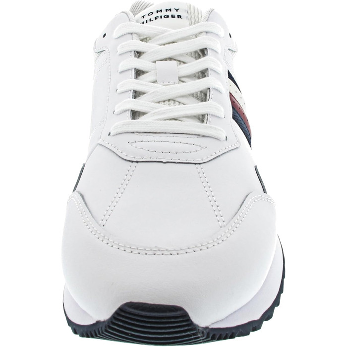 Шкіряні кросівки Tommy Hilfiger New Runner Eva LTH Stripe білі, розмір 45 EU