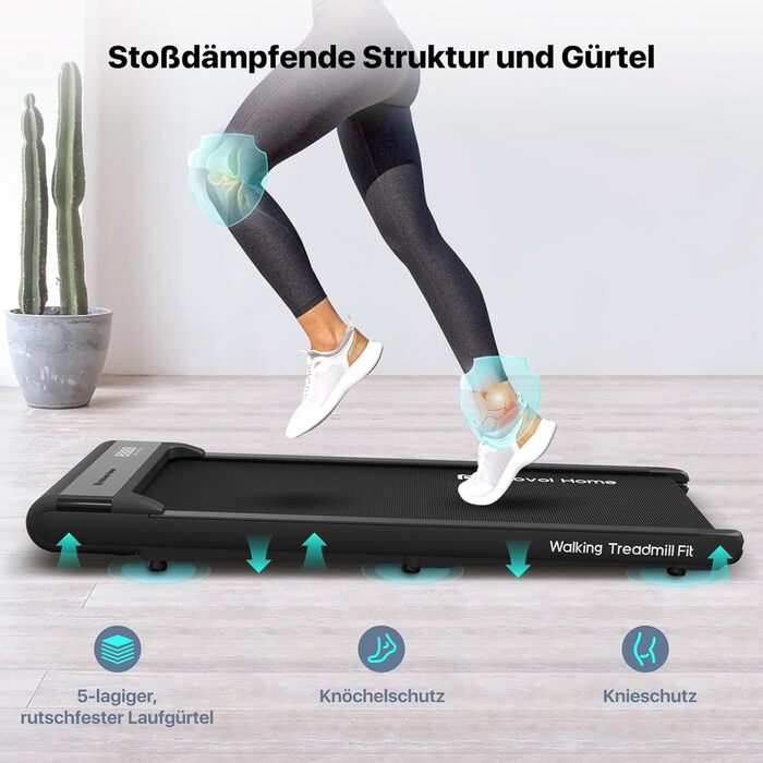 Walking Pad Mobvoi: Компактний біговий тренажер 2-в-1 для дому та офісу, з керуванням через додатки Zwift, Kinomap, TicSports. Максимальне навантаження 120 кг, швидкість до 6 км/год.