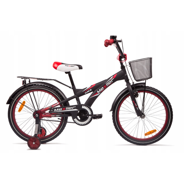 Дитячий велосипед Mexller BMX 20, чорно-червоний матовий, колеса 20