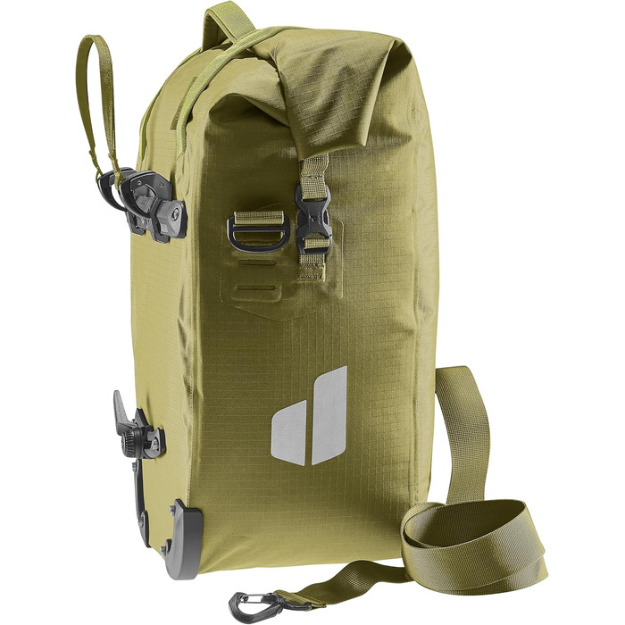 Велосипедна водонепроникна сумка Deuter Weybridge 25+5 л, Cactus, на задній багажник