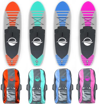 Надувна SUP-дошка SereneLife з повним комплектом аксесуарів, антиковзке покриття, весло, насос, сумка, для дітей та дорослих