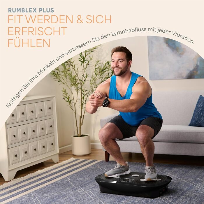 Вібраційна платформа Lifepro Vibrationsplatte – 4D віброплатформа електрична для всього тіла, чорна