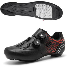 Велосипедні шкарпетки для жінок та чоловіків: MTB, шосе, крос-кантрі. Дихаючі велотуфлі, модель T-730, розмір 48 EU, чорний колір. Без замка.