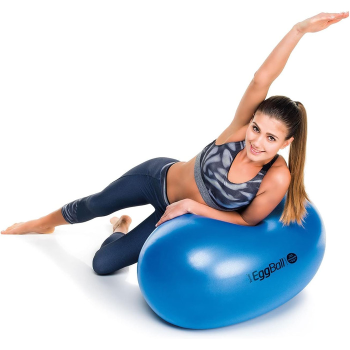 Гімнастичний м'яч PEZZI Eggball MAXAFE 45 см, зелений, сидячий м'яч для фітнесу