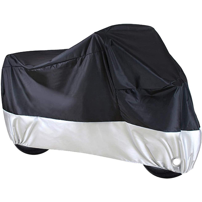 Водонепроникний чохол для мотоцикла XXXXL (4XL), зимовий захисний тент Heavy Duty 210D, розмір 295x110x140 см, для використання на вулиці та в гаражі