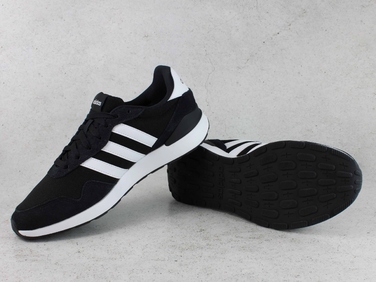 Чоловічі легкі спортивні кросівки adidas Run 60s 4.0, чорні, JR6622, 43 1/3