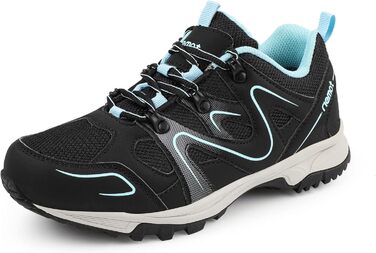 Чоловічі трекінгові півчеревики Riemot для хайкінгу та туризму (чорно-синій, 41 EU)