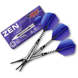 Дартси Shot! Zen Budo 80% вольфрамові, професійні, 20 г, м'який пластиковий наконечник, набір для дорослих, Нова Зеландія, дизайн для жінок і чоловіків