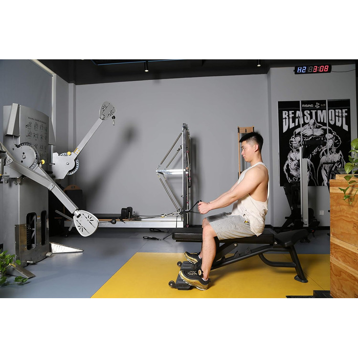 Набір аксесуарів для тренажерів KYLIN SPORT: гумки, ручки, карабіни, фітнес-петлі, ручки для турніків (чорний силікон)