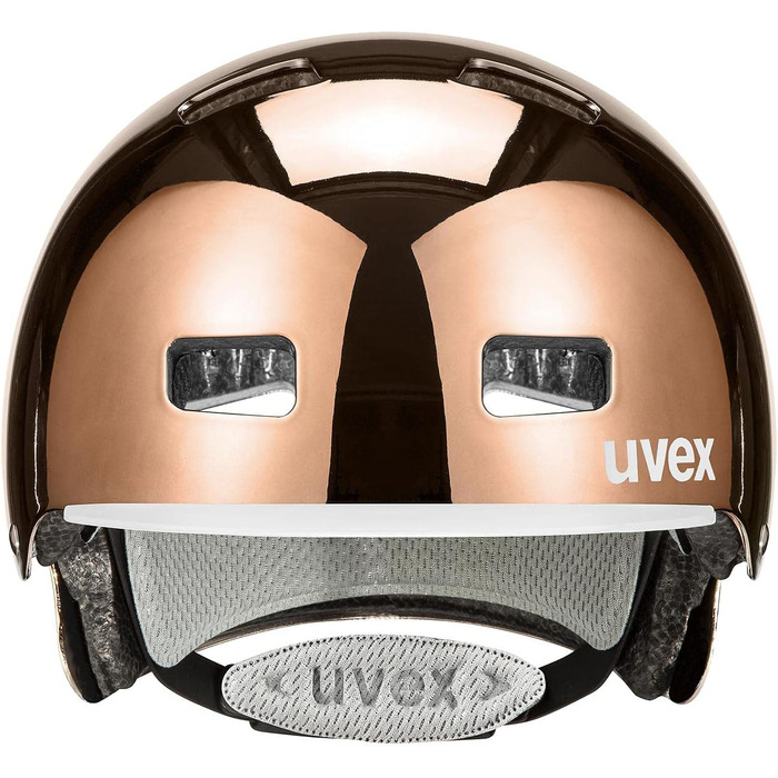 Велошолом Uvex HLMT 5 Bike Pro Chrome для міста, унісекс, регульований розмір, поліпшена вентиляція