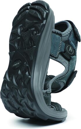 Чоловічі сандалі FLARUT для трекінгу та активного відпочинку, шкіра, сірі, 39 EU