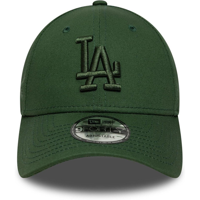 Кепка New Era 9Forty Snapback Los Angeles Dodgers — Регульована бейсболка з вигнутим візерунком MLB, один розмір