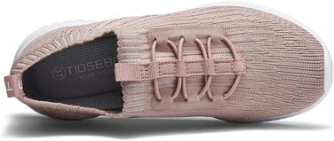 Жіночі кеди TIOSEBON slip-on, бежеві, 36 EU - легкі дихаючі кросівки для прогулянок та спорту