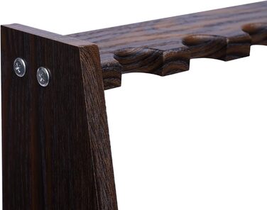 Тримач для бильярду HUSPOO на 10 київ та аксесуари, дерев'яний органайзер для бильярдного столу, настінний кріплення для бильярдного залу та клубу