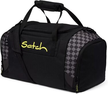 Спортивна сумка satch 25 л з відділенням для взуття та вологих речей, з ременем і ручками, чорна Dark Skate