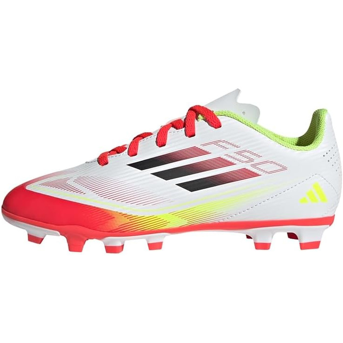 Бутси футбольні adidas F50 Club Messi для унісекс, розмір 38 2/3 EU, білий/чорний/жовтий