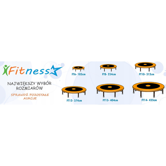 Садовий батут із сіткою Fitness Star, діаметр 183 см (6 фт)