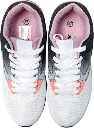 Жіночі кросівки JOMIX: спортивні, для бігу, антиковзкі, дихаючі, біло-фіолетові (41 EU)