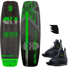 Комплект вейкборда Brunelli Carbon 138 см з кріпленнями Jobe Maze